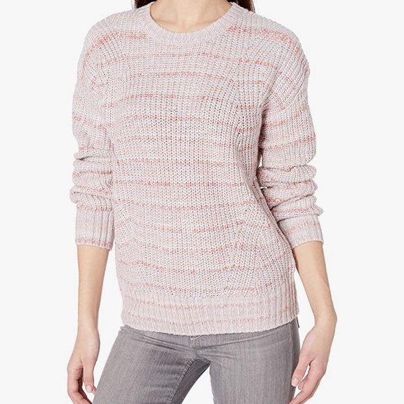 Lucky Brand Sweaters - Lucky Brand Pink Striped Knit Sweater